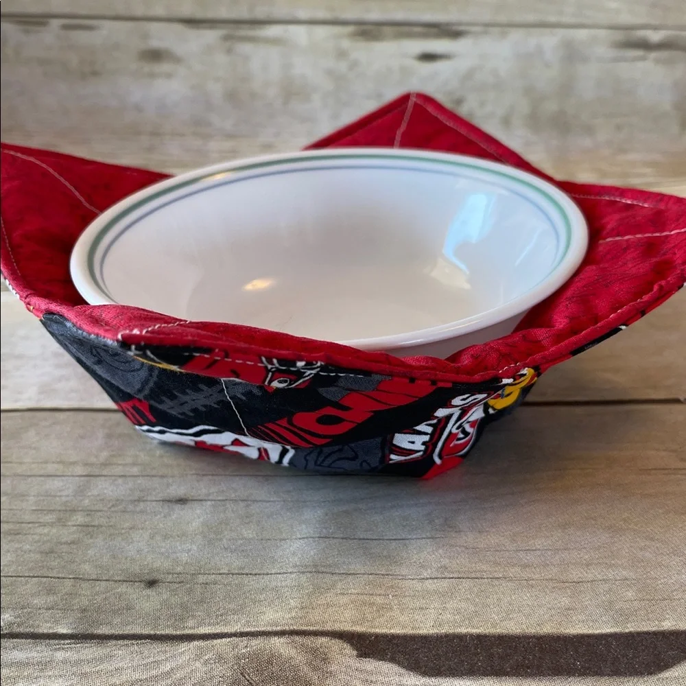 Microwave Bowl Cozy Reversible NFL KC Chiefs